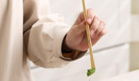Juego de Té Matcha de Bambú Seguro 4 Piezas de Cucharada y Palillo para Preparación de Bebidas Interior - details 4