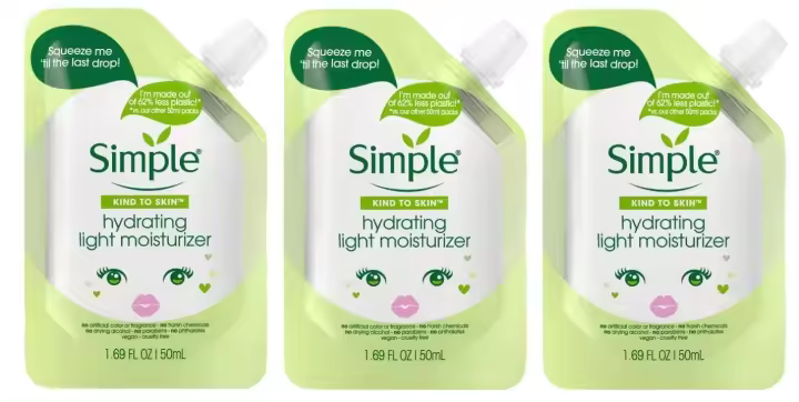 Kind To Skin Hidratante Ligero Hidratante 125 ml de Simple - 1