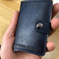 Billetera de fibra de carbono para hombre, Tarjetero con grabado de nombre gratis, Mini billetera delgada, monedero pequeño, 2024 - details 35