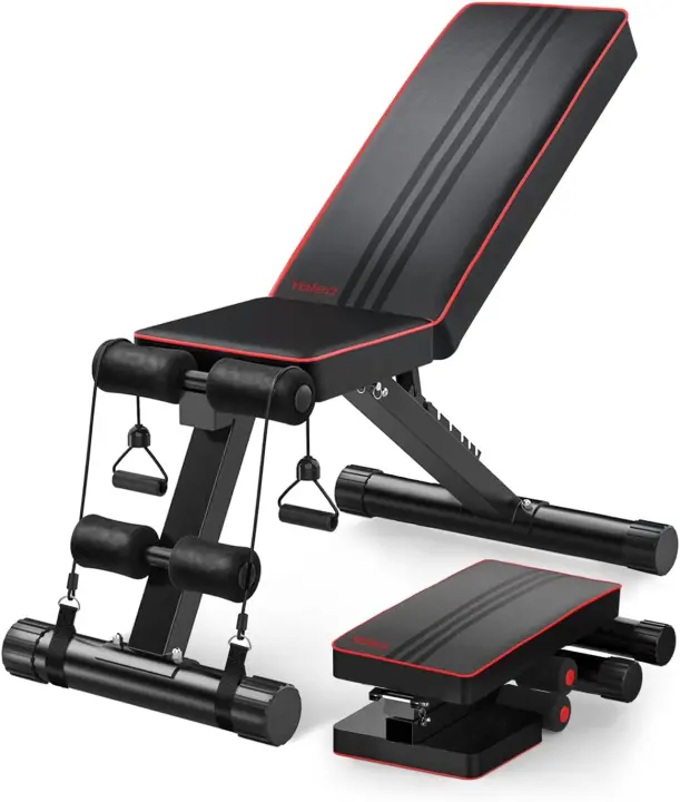 Pesas Ajustables Plegables Entrenamiento Completo del Cuerpo Inclinación Declinada Elevación Plana - 1