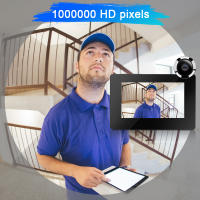 Cámara de Puerta Elecpow de 4.3 Pulgadas con Peephole Viewer 120° LCD 100W Pixels Inteligente para Exteriores Monitor de Huella Digital - details 2