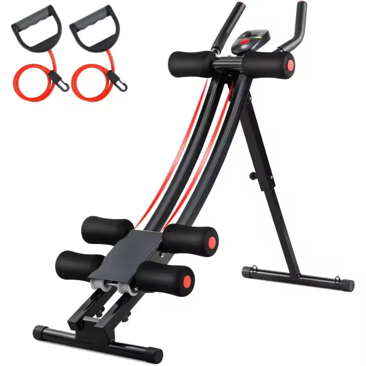 Máquina de entrenamiento Abdominal y núcleo de Fitness, equipo de Fitness plegable, 4 niveles, entrenamiento de fuerza en gimnasio en casa - 1