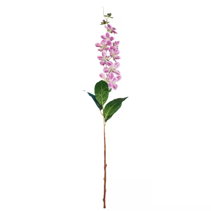 Simulación de 9 cabezas de jazmín colorido como jazmín Artificial Real, modelo de paisaje, flores colgantes, suministros de fiesta de cumpleaños - 1