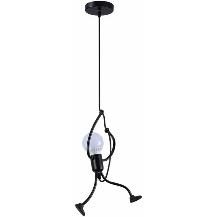 Pequeño candelabro de hierro forjado retro restaurante cafetería tienda de ropa perso - 1