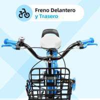 Bicicleta de acero al carbono para niños, bici de 12 pulgadas para principiantes, para interiores y exteriores, regalo para niños - details 3