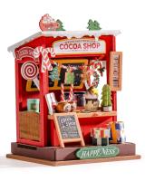 Robotime Rolife Mini Casa de Hogar Decoración de Hogar de Navidad Modelo de Rompecabezas de Madera DIY 3D Coleccionables de Juguetes y Juegos - details 11