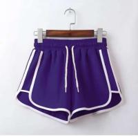 Deportes mujeres verano 2025 nuevo Color caramelo Anti vaciado pantalones cortos ajustados Casual señora cintura elástica Pantalones cortos de playa - details 12