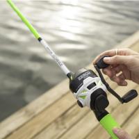 Caña de Pescar Telescópica de 6 pies Caña de Pesca de Fibra de Vidrio Duradera con Mango ComfortGrip Preenrollada con Línea de Pesca Zebco Cajun - details 7