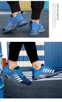Zapatillas de correr transpirables para hombre, zapatos informales antideslizantes de gran tamaño, cómodos para caminar y trotar, Unisex - details 12