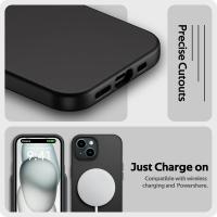 Funda suave de silicona mate de lujo para iPhone 17 Air 16 15 14 Plus 13 12 Mini 11 Pro Max XR cubierta negra sólida ultrafina - details 6