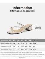Zapatillas de Tacón Grueso y Perla de Diamante de Imitación Diseño de Cabeza Cuadrada Tacón Alto - details 2