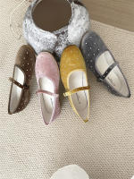 Zapatos Mary Jane Retro de Diseño Coreano Acabado Redondo de Cabeza con Hebilla de Terciopelo para Mujer - details 42