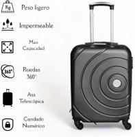 Juego 2 Maletas Rígidas Valija de Cabina y Mediana 4 Ruedas 360 °    Material ABS Cierre con Código - details 2