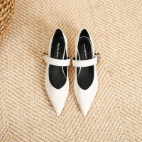 Nuevo Xiaoxiangfeng, hebilla de una palabra, tacón único puntiagudo, zapatos individuales, zapatos Lizhen - details 25