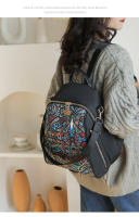 Mochila de Viaje para Mujer Oxford Bolsa de Escuela para Libros Pequeña Casual Ligera Mochila de Ocio para Damas - details 22