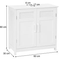 Armario para Lavabo, Mueble de baño (60 x 60 x 30 cm) - details 7