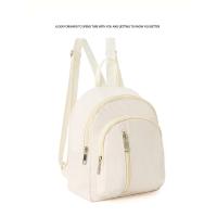 Mochila de moda, mochila portátil ligera de gran capacidad, correa ajustable, mochila informal de alto valor. - details 1