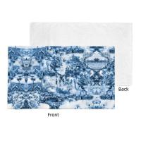 Toile De Jouy Toalla Algodón Francés Azul Marino Baño Ducha Deportes Yoga Toallas - details 138