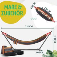 Hamaca Lake con Estructura Doble para 2 Personas Resistente Marco 200kg Interior y Exterior XXL - details 27