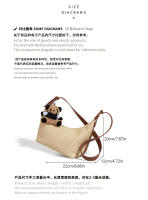 Bolso bandolera retro de un solo hombro, nueva bolsa tejida de hierba estilo casual para vacaciones, bolso de playa simple tipo bandolera. - details 3