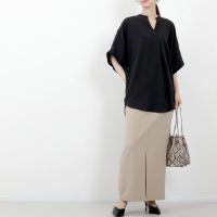 Nuevo vestido de verano Jersey con cuello en V suelto y delgado camisa de color sólido 6 colores - details 20