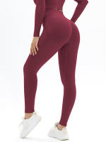 Pantalones de Yoga sin Costuras para Mujeres Leggings Deportivos de Cintura Alta - details 12