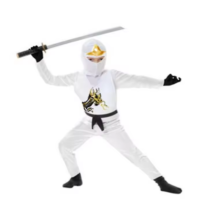 Disfraz de ninja para niños, traje de juego de rol para Halloween - 1