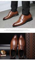 Zapatos de cuero de vestir de oficina formales para hombre, talla grande 38-48, PU, ​​estilo inglés, baratos, 2020 - details 4