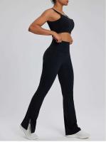 Conjunto deportivo USTADO de 2 UDS Yoga TRE para mujer, sujetador de entrenamiento transpirable Fiess, camiseta corta de manga larga para gimnasio, parte inferior ajustada para acampar - details 28