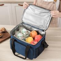 Fiambrera impermeable y aislada Bolsa de almuerzo reutilizable con correa ajustable para el hombro - details 8