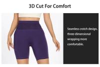 Mallas deportivas multifuncionales con bolsillo de malla para mujer, pantalones cortos de Yoga para Fitness sin costuras, pantalones cortos para correr con bolsillos reflectantes - details 6