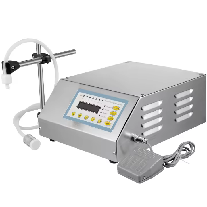 SucceBuy Máquina de llenado de líquidos 2-3500 ml GFK-160 Bomba de control LCD digital Máquina de llenado de líquidos automática - 1