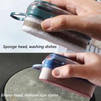 Cepillo de cocina para limpieza de fregadero, dispensador automático de fregadero y olla, cepillos de fregado líquido - details 1