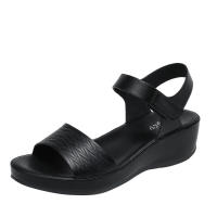 Sandalia playa pendiente tacón sandalias en relieve nuevo verano tacones altos moda cómoda correa Casual zapatos romanos - details 1