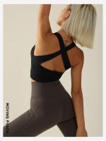 Camiseta sin mangas deportiva MOVING PEACH, sujetador transpirable, Top corto para correr, tirantes anchos para los hombros, espalda cruzada, Yoga, baile, uso diario, BVX - details 10