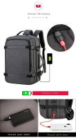 Mochila para portátil impermeable USB de expansión multifunción grande, negocios informales para hombres y mujeres, hombros de 17,3 pulgadas - details 5