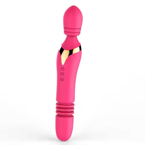 Femenino automático telescópico vibrador masajero masturbación juguete sexual para mujeres vagina varilla mágica clitoris vagina estimulador producto adulto - 1