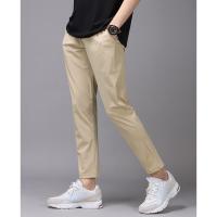 Pantalones informales de seda de hielo para hombre, Pantalones rectos transpirables finos para negocios, ropa de oficina para exteriores, Verano - details 2