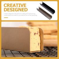 Cortadores de galletas de acero al carbono antiadherentes, molde rectangular para galletas, forma de U, 2 piezas - details 7