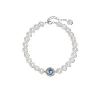 Pulsera 925 plata cuentas para mujer, brazalete bola suerte ajustable, hueco lujo, regalo boda - details 3