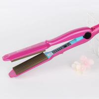 Hierro Crimped de Hierro Corrugado Alisador de Cabello Plano y Ondulado Eléctrico - details 4
