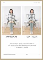 Manta de Chal a cuadros para interiores, mantas cálidas de invierno - details 3