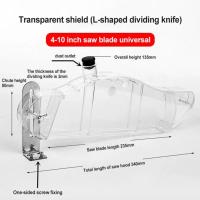 Cubierta protectora antipolvo para sierra de mesa, soporte Universal, enrutador de madera, herramienta dispensadora de carcasa de seguridad, protector de polvo transparente - details 7