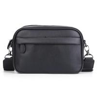 Bolso Cruzado de Hombro para Hombres Cuero PU Diseño a Cuadros Bolso Messenger de Negocios Casual - details 32