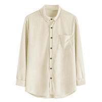 Camisa de pana gruesa para hombre, abrigo informal holgado con solapa de botones, nuevo para otoño e invierno 2024 - details 24