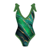 El nuevo traje de baño de una pieza es ajustado y delgado para las mujeres. - details 16