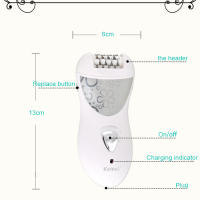 Kemei-cortadora de pelo eléctrica profesional para hombres, máquina de afeitar de bajo ruido para bebé, tallado gráfico, cortadora de pelo - details 2