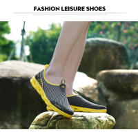 Zapatos de verano ligeros, súper transpirables, finos, de malla de una sola capa, tela de malla completa, antiolor, huecos, control remoto, - details 17