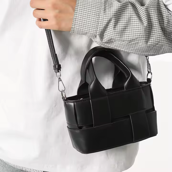 Bolso francés, bolso de mujer, nuevo bolso de cesta de verduras tejido de alta gama, bolso de mensajero de un solo hombro, tendencia. - 1
