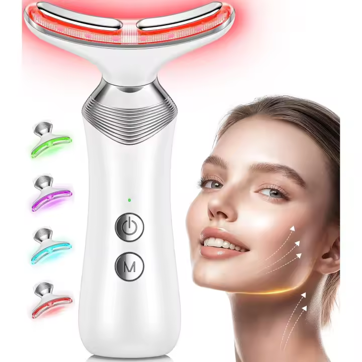 Masajeador facial Terapia de luz roja para la cara, dispositivo de terapia de luz LED, herramienta facial para el cuidado de la piel - 1